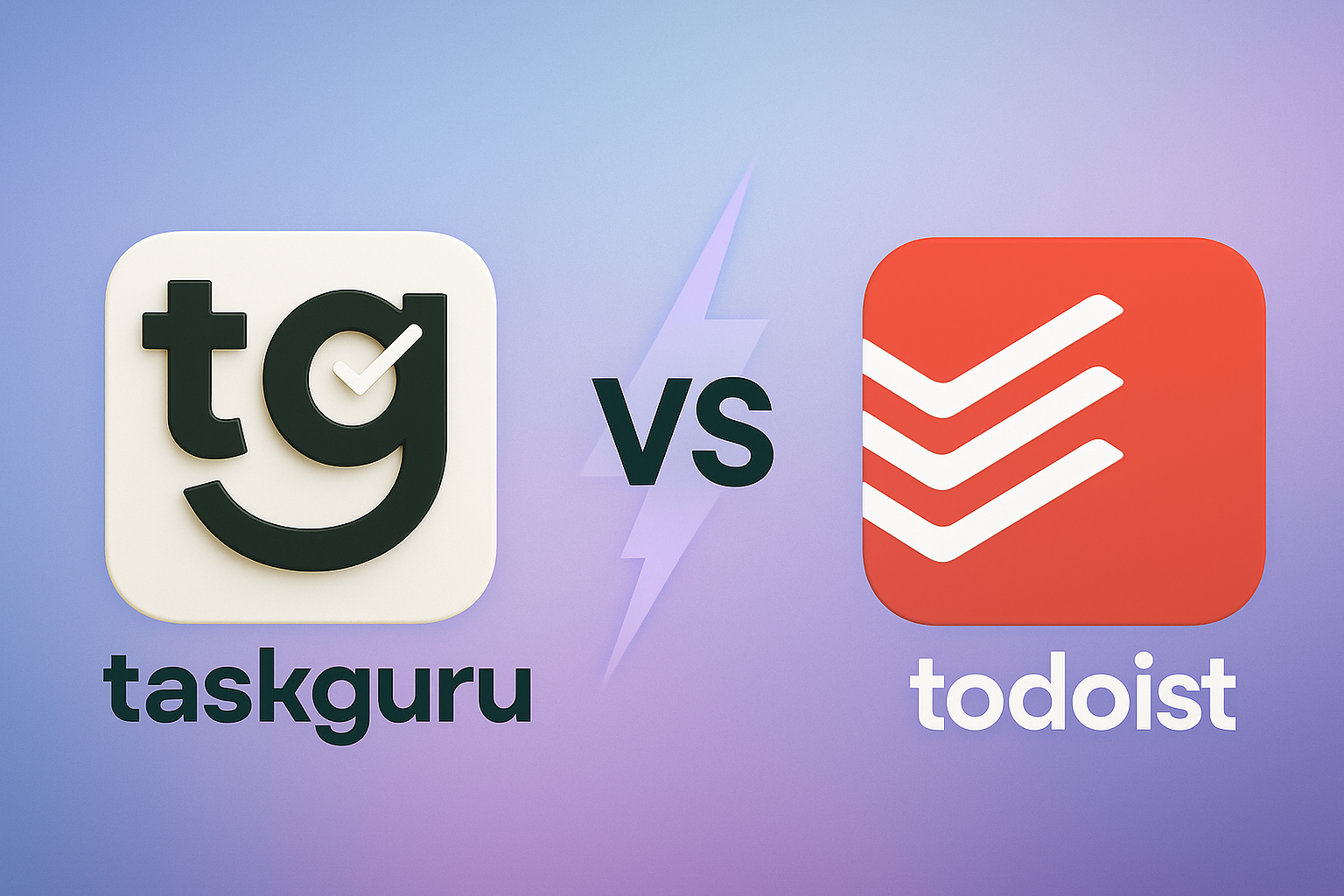 TaskGuru vs Todoist comparison preview